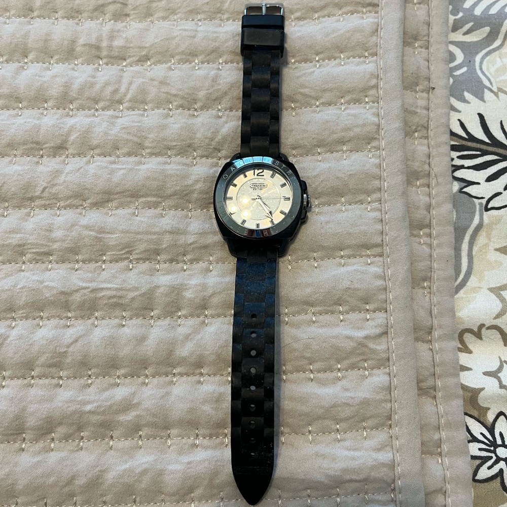 Free with purchase only. Coach watch